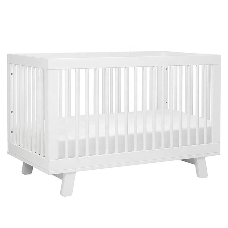 Baby Crib with Conversion Kit and Height Adjustable